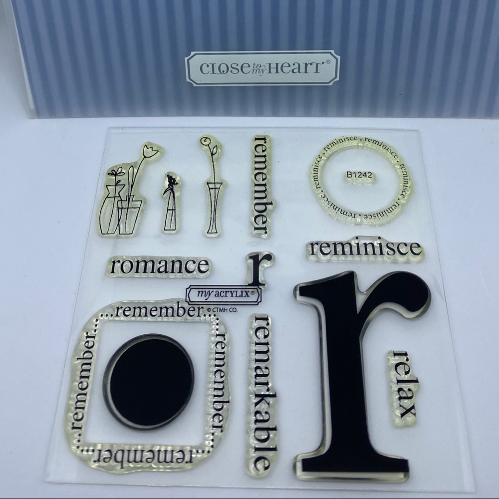 Close to my Heart - Solos « R » Stamps set.
